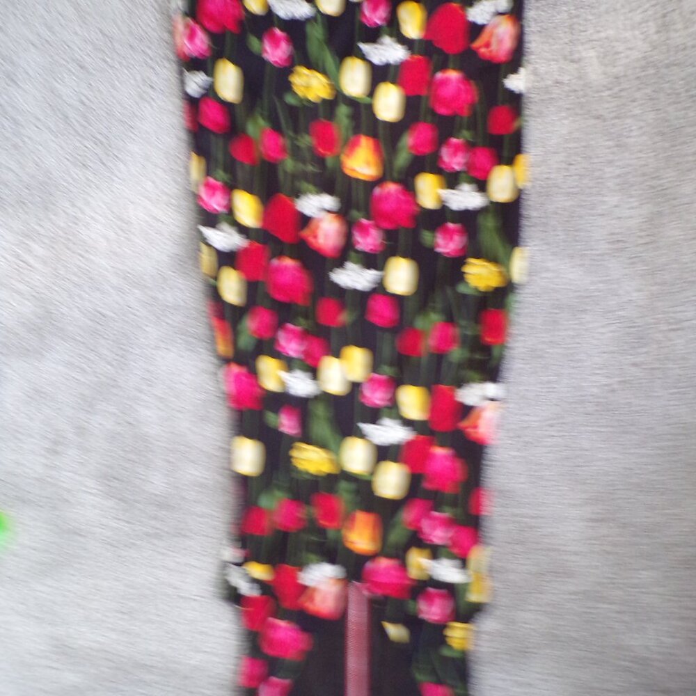 NWOT Dolce and Gabanna Red floral tulip print pencil dress 40/S Summer - Picture 4 of 14